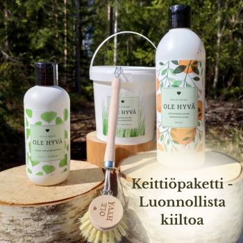 Keittiöpaketti - luonnollista puhtautta