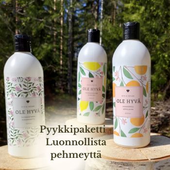 Pyykkipaketti - pehmeyttä talveen