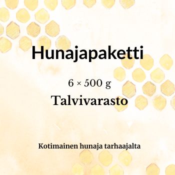 Hunaja – Talvivarasto (6 × 500 g)