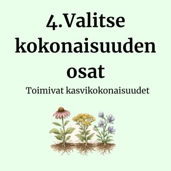 Valitse kokonaisuuden osat